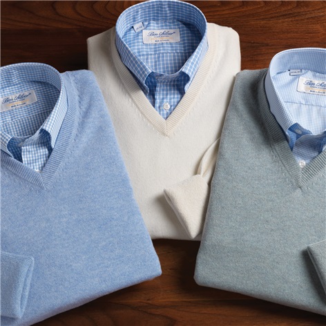 Cashmere V-neck Sweaters