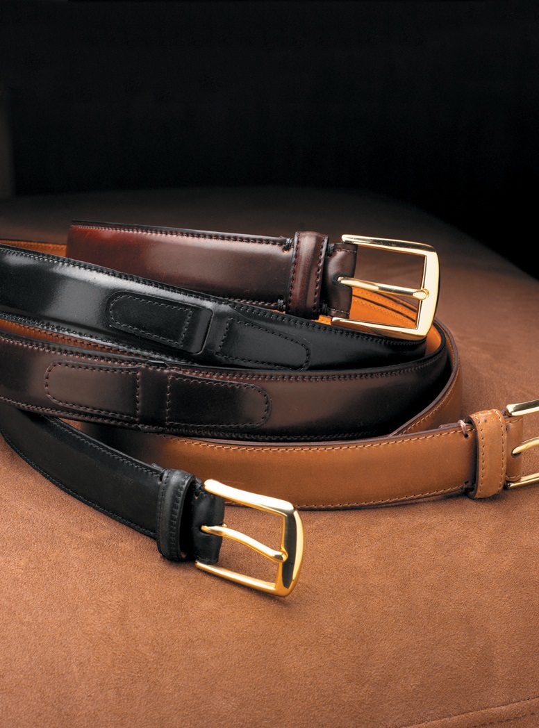 Genuine Black Shell Cordovan Belt