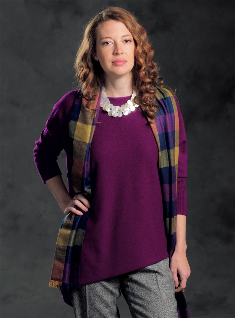 Ladies Cashmere Asymmetric Sweaters