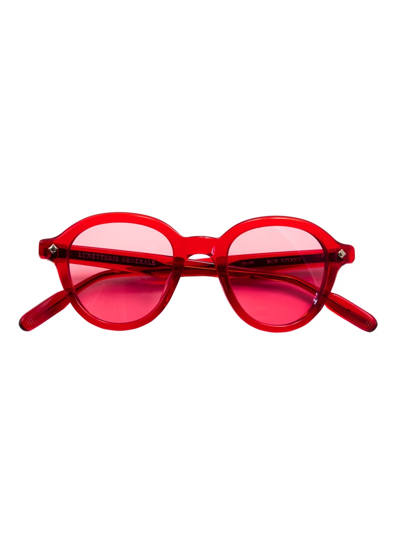 Bold Sunglasses in Red Crystal