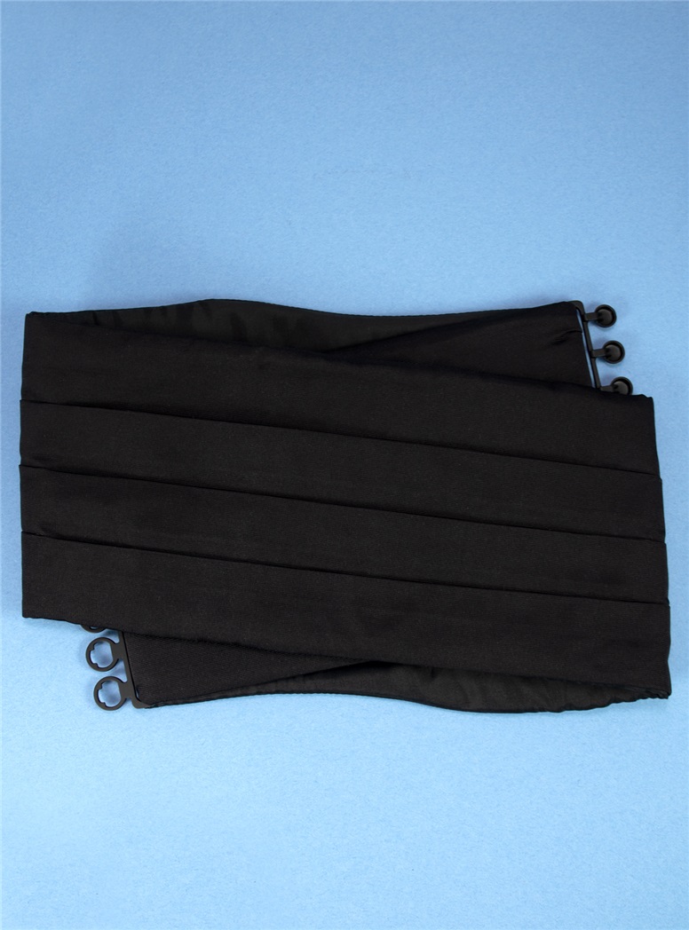 Cummrbund Faille Black