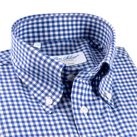 Royal Blue Gingham Button Down