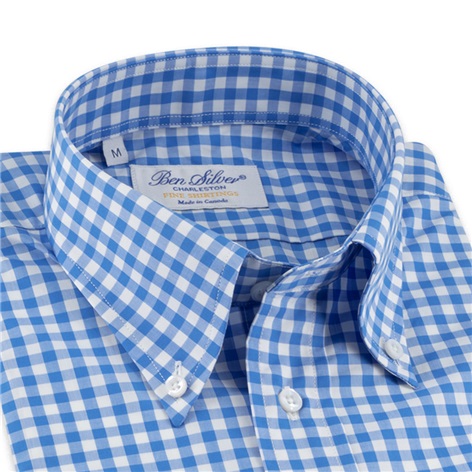 Blue Gingham Button Down