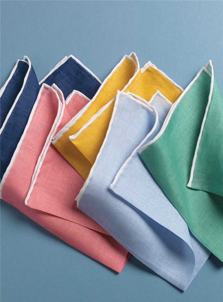 Linen Solid Pocket Squares