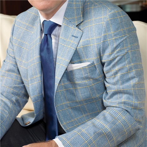 blue sport jacket