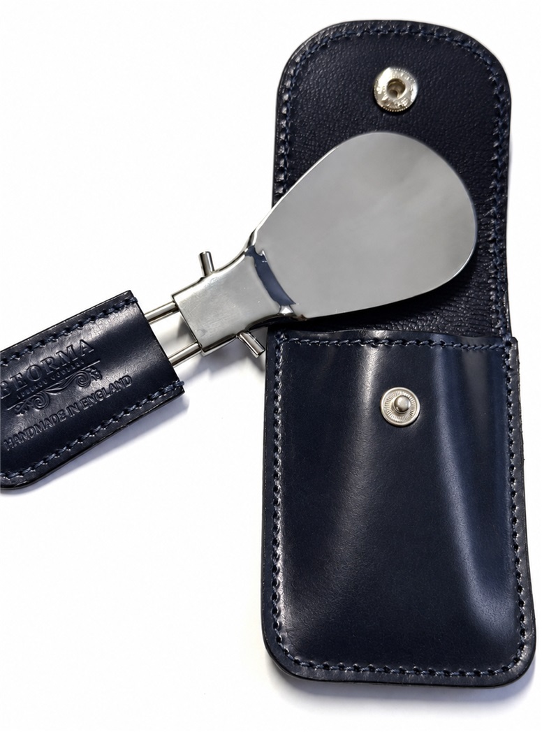Travel Shoe Horn in Navy
