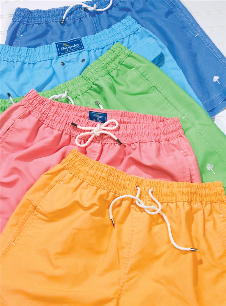 Charleston Trunks in Lime