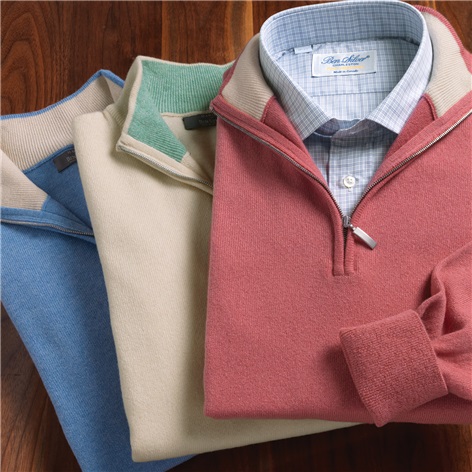 Cashmere 1/2 Zip Sweaters