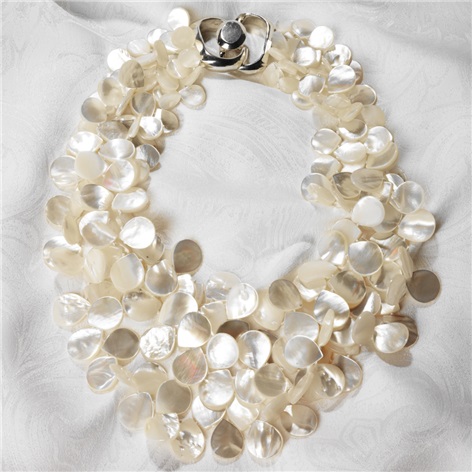 White Mother of Pearl Necklace