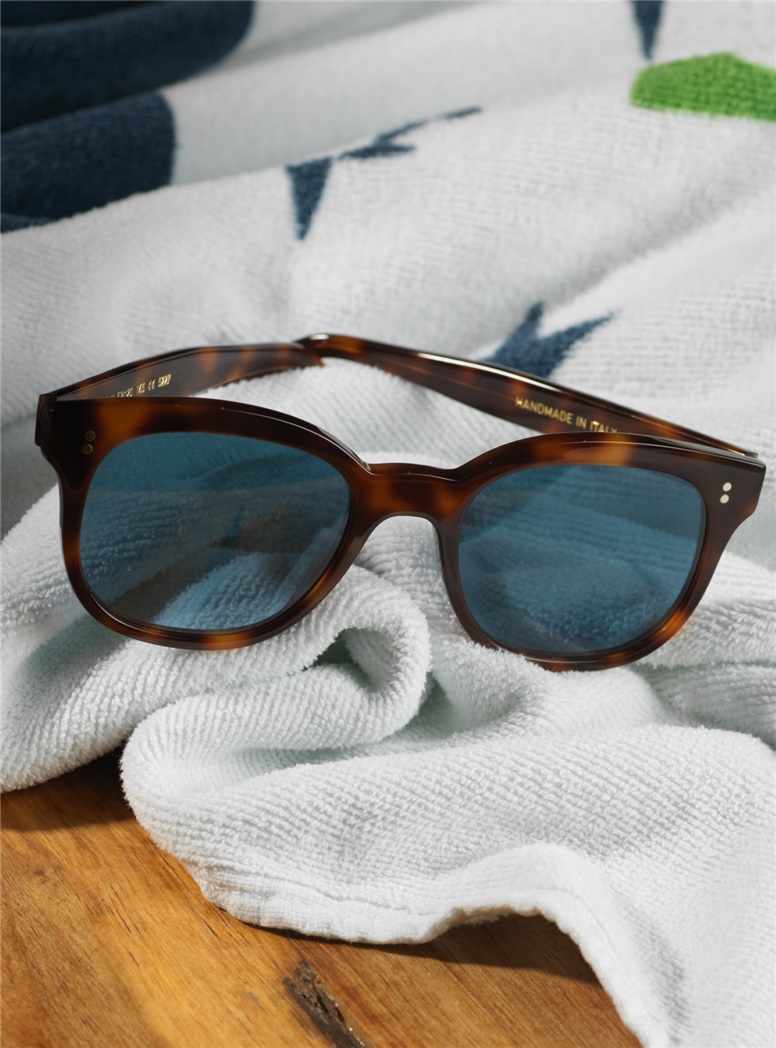 Semi-Round Sunglasses Havana Tortoise