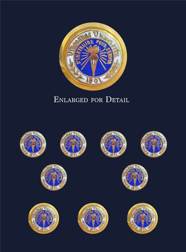 Vincennes University Blazer Button