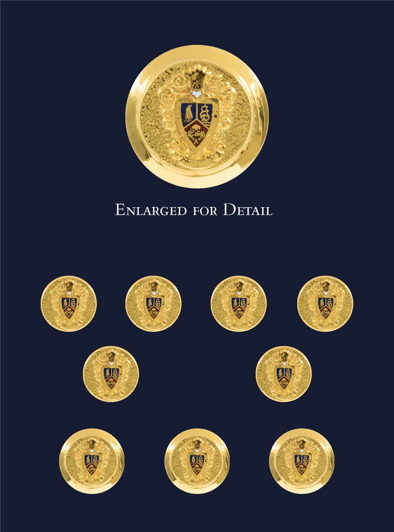 Delta Sigma Blazer Buttons with Enamel
