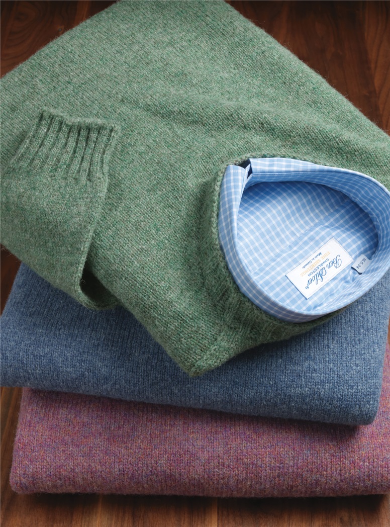 Shetland Crewneck Sweaters