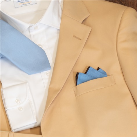Tan Super 120s Wool Suit