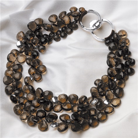 Double Strand Topaz Necklace