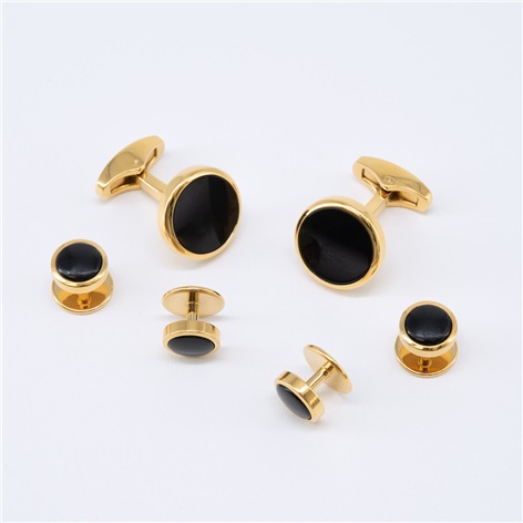 Onyx Formal Set in Gold