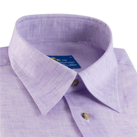 Purple Charleston Linen Shirt