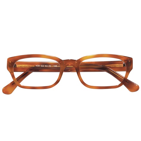 Bold Rectangular Frame in Amber