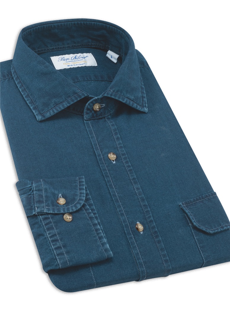 Two Pocket Denim Shirt